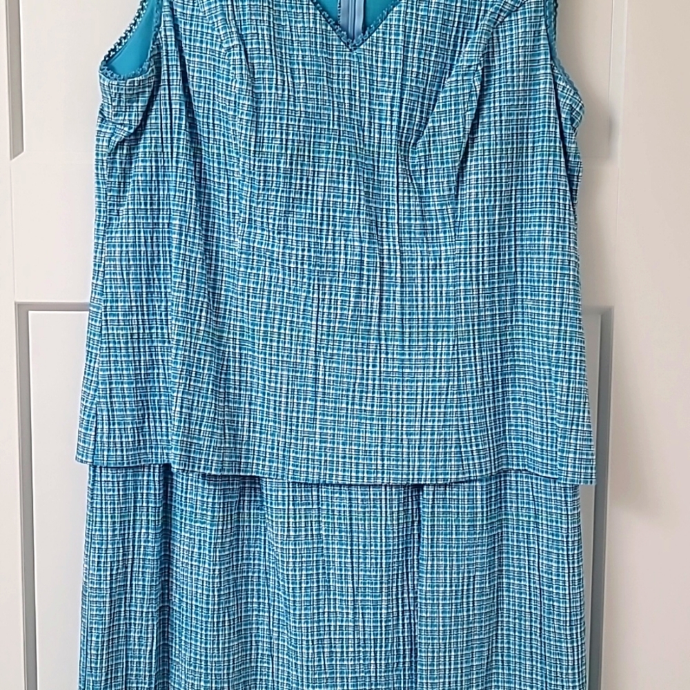 Dress, Blue/green/white size 12, One piece.